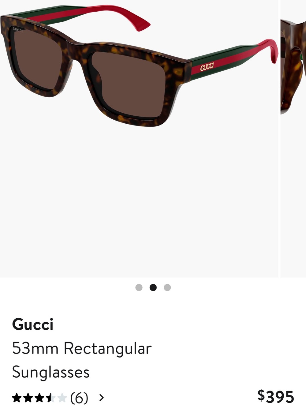 NWT - Gucci Men's Burgundy and Black Sunglasses with Burgundy Case